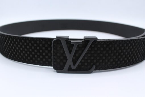 Black Suede Leather Belt - Brands Gateway