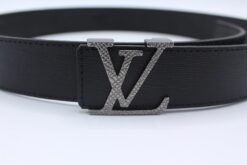 Black Taiga Leather Belt - Brands Gateway