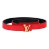 Red Reversible Belt Louis Vuitton
