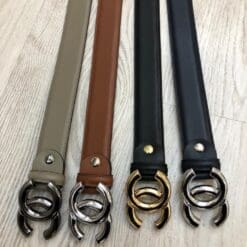 C Belt Gold and Silver Buckle - Brands Gateway