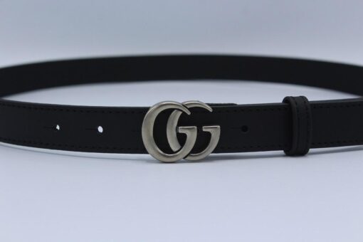 Leather Belt Gold / Silver Buckle 25mm - Brands Gateway