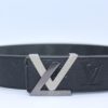 New Buckle Black Leather Belt - Brands Gateway