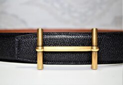New Reversible Buckle Belt Brown&Black 40 mm - Brands Gateway