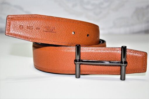 New Reversible Buckle Belt Brown&Black 40 mm - Brands Gateway