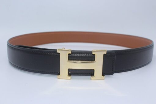 Reversible Buckle Belt Brown&Black 35mm - Brands Gateway