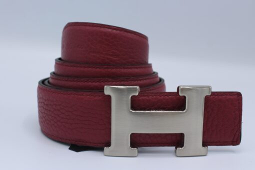 Reversible Buckle Leather Belt - Brands Gateway