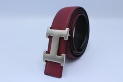 Reversible Buckle Leather Belt - Brands Gateway