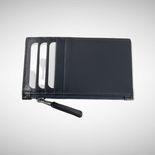 Signature Web Card Case Black Zipper - Brands Gateway