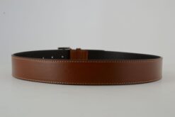 TB Brown Motif Leather Belt - Brands Gateway