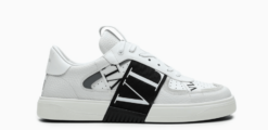 Valentino Garavani White/Black Sneakers - Brands Gateway