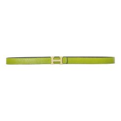 Alternative view of Reversible Buckle Hermès Belt Light Green&Black 20 mm