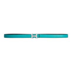 Alternative view of Reversible Buckle Hermès Belt Turquoise&Black 20 mm