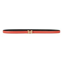 Alternative view of Reversible Buckle Hermès Belt Orange&Black 20 mm