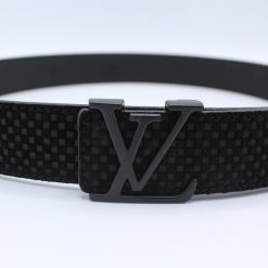 Black Suede Leather Belt