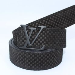 Alternative view of Black Suede Leather Belt