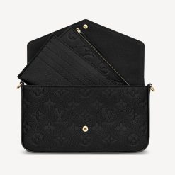 Alternative view of Félicie Pochette Black Monogram