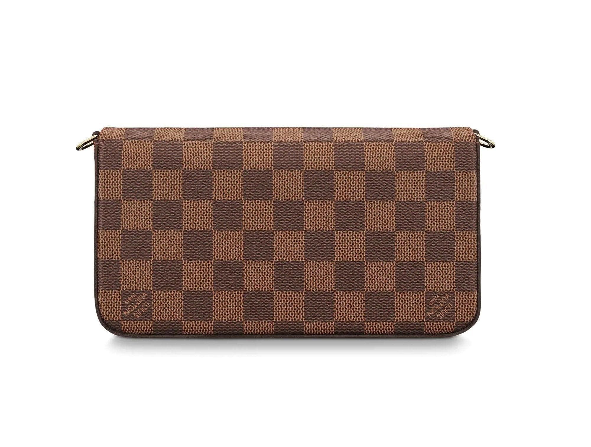 Félicie Pochette Brown Damier - Image 5