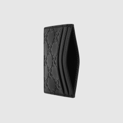 Alternative view of Gucci Signature leather card case Black