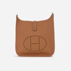 Alternative view of Hermès Evelyne 29 - Gold Clemence | Palladium Hardware