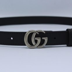 Alternative view of Leather Belt Gold / Silver Buckle 25mm