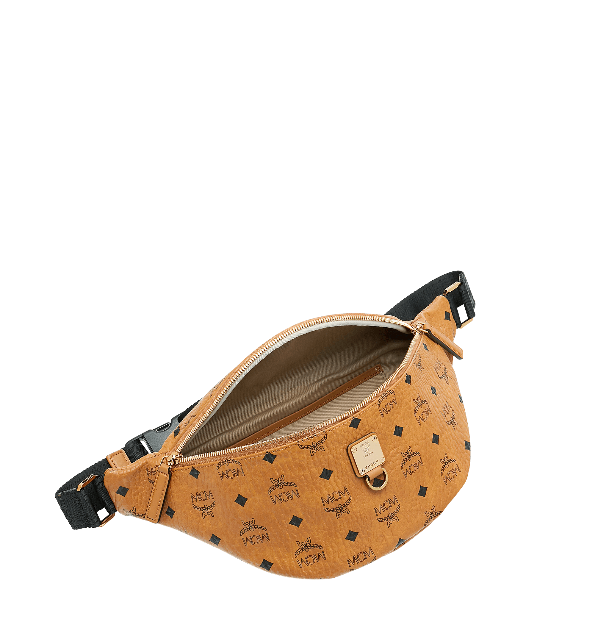 MCM Medium Fursten Belt Bag In Visetos