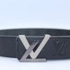 New Buckle Black Leather Belt