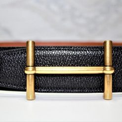 New Reversible Buckle Belt Brown&Black 40 mm