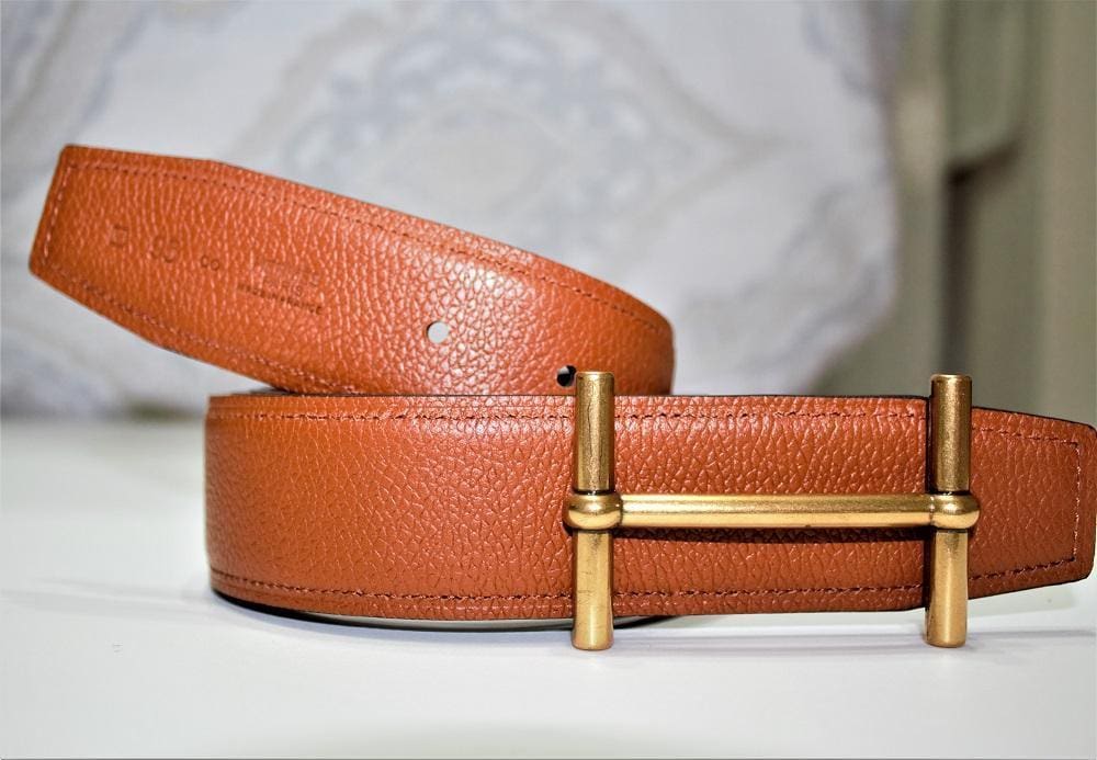 New Reversible Buckle Belt Brown&Black 40 mm - Image 6