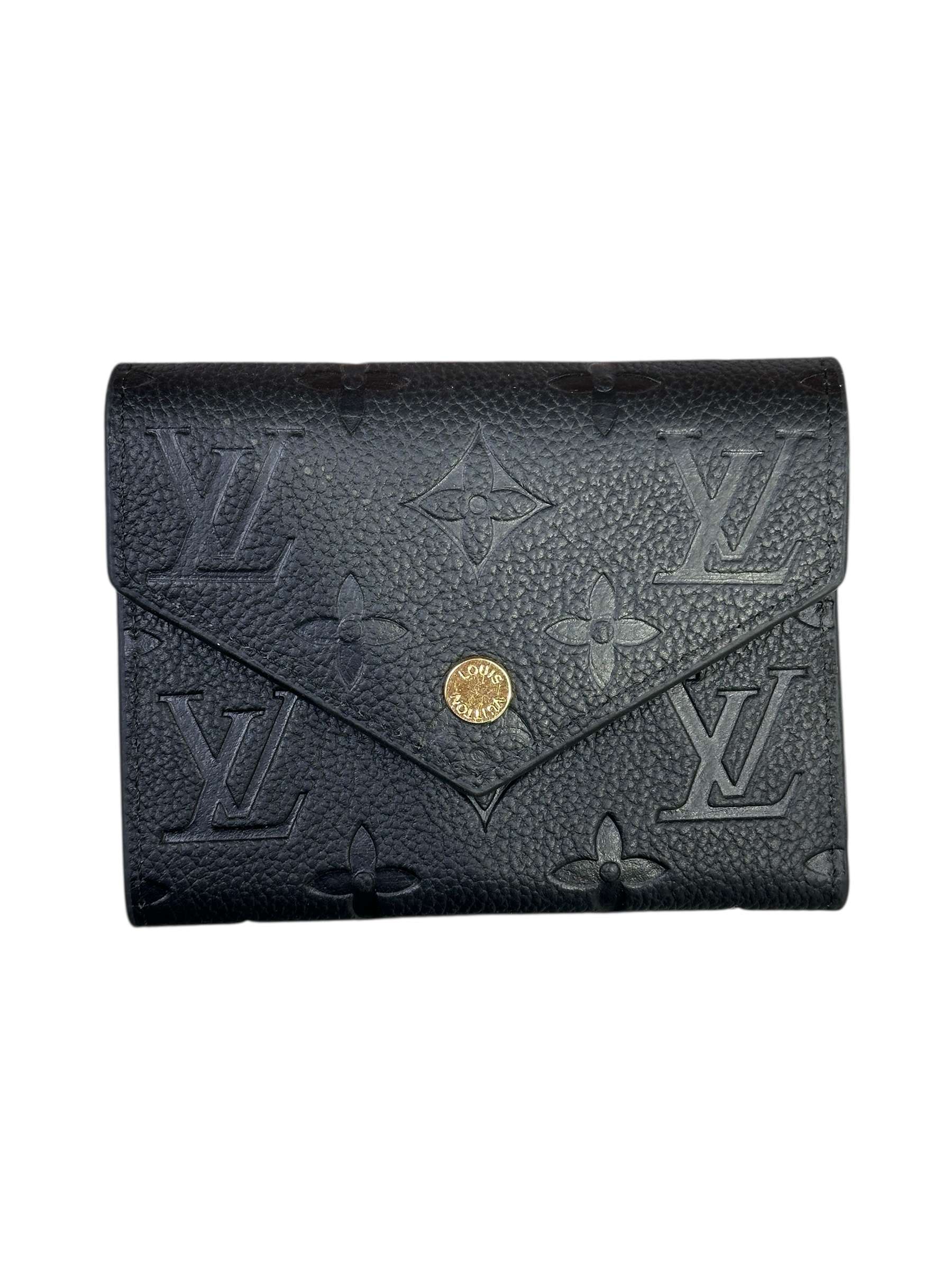 Victorine Wallet Black Monogram