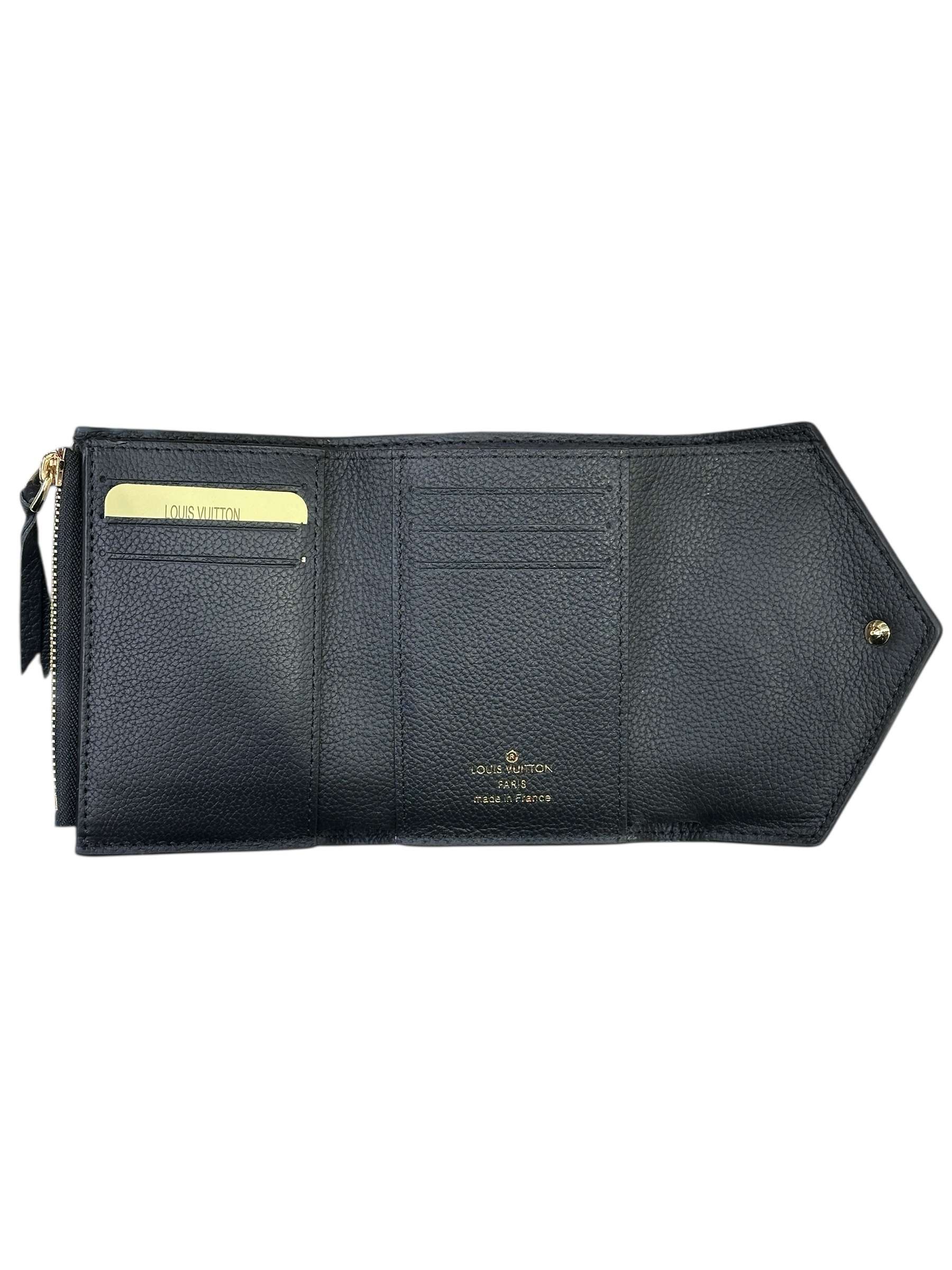 Victorine Wallet Black Monogram - Image 3
