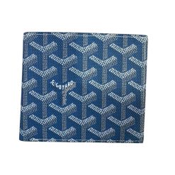 Goyard Men Wallet Navy Blue