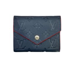 Victorine Wallet Navy Blue Monogram
