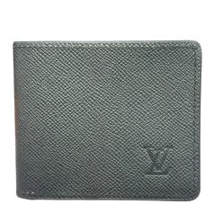 Black Taiga Men Leather Wallet