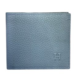Hermes Navy Blue Men Leather Wallet