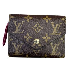 Alternative view of Victorine Wallet Burgundy Monogram Canvas