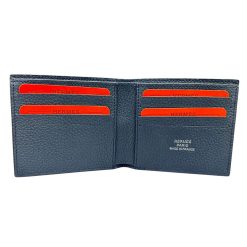 Alternative view of Hermes Navy Blue Men Leather Wallet
