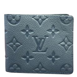 LV Navy Blue Monogram Leather Men Wallet