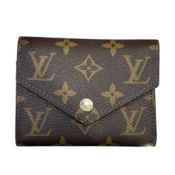 Alternative view of Victorine Wallet Black Monogram Canvas