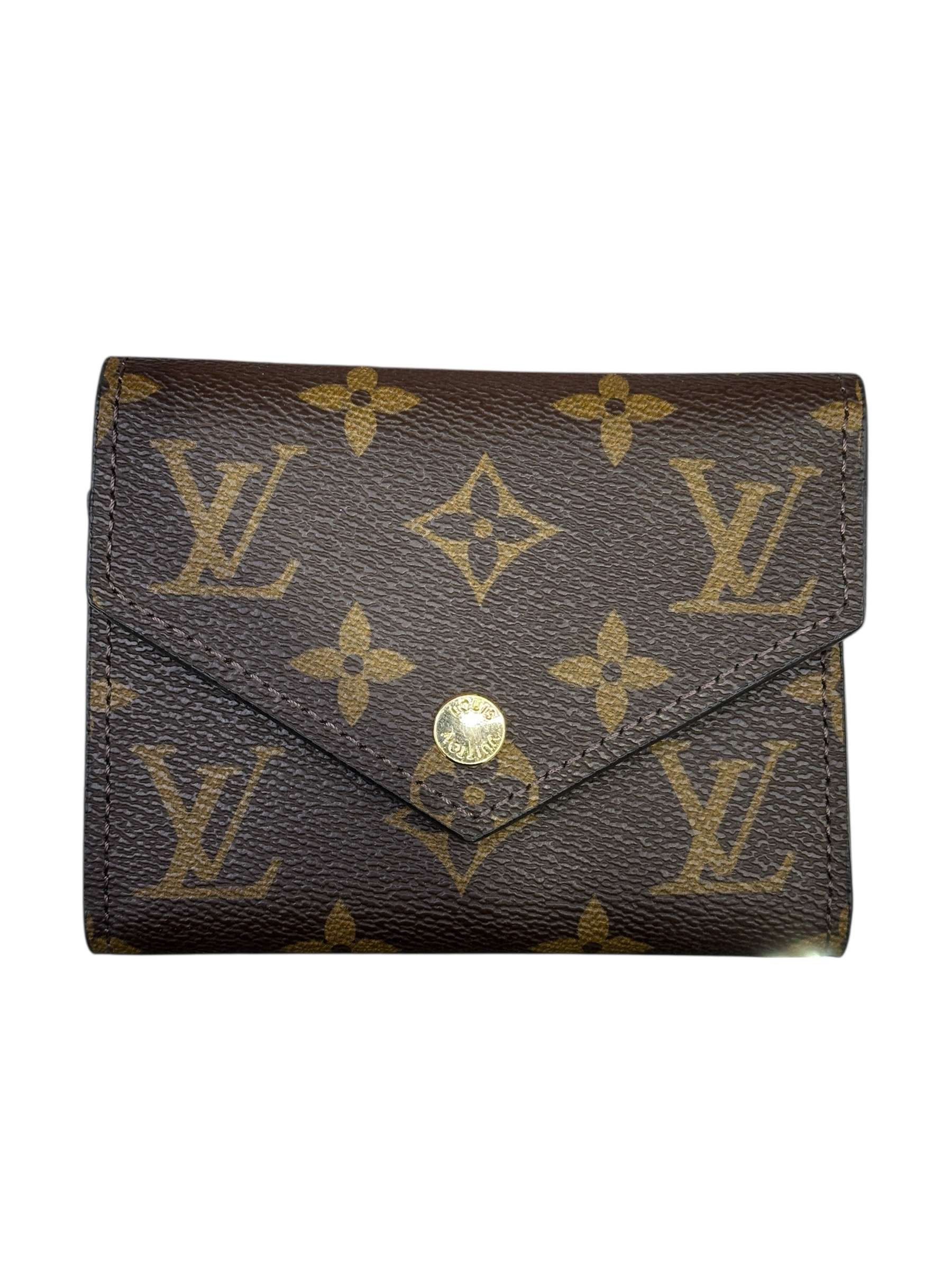 Victorine Wallet Black Monogram Canvas - Image 2