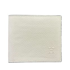 Hermes White Men Leather Wallet