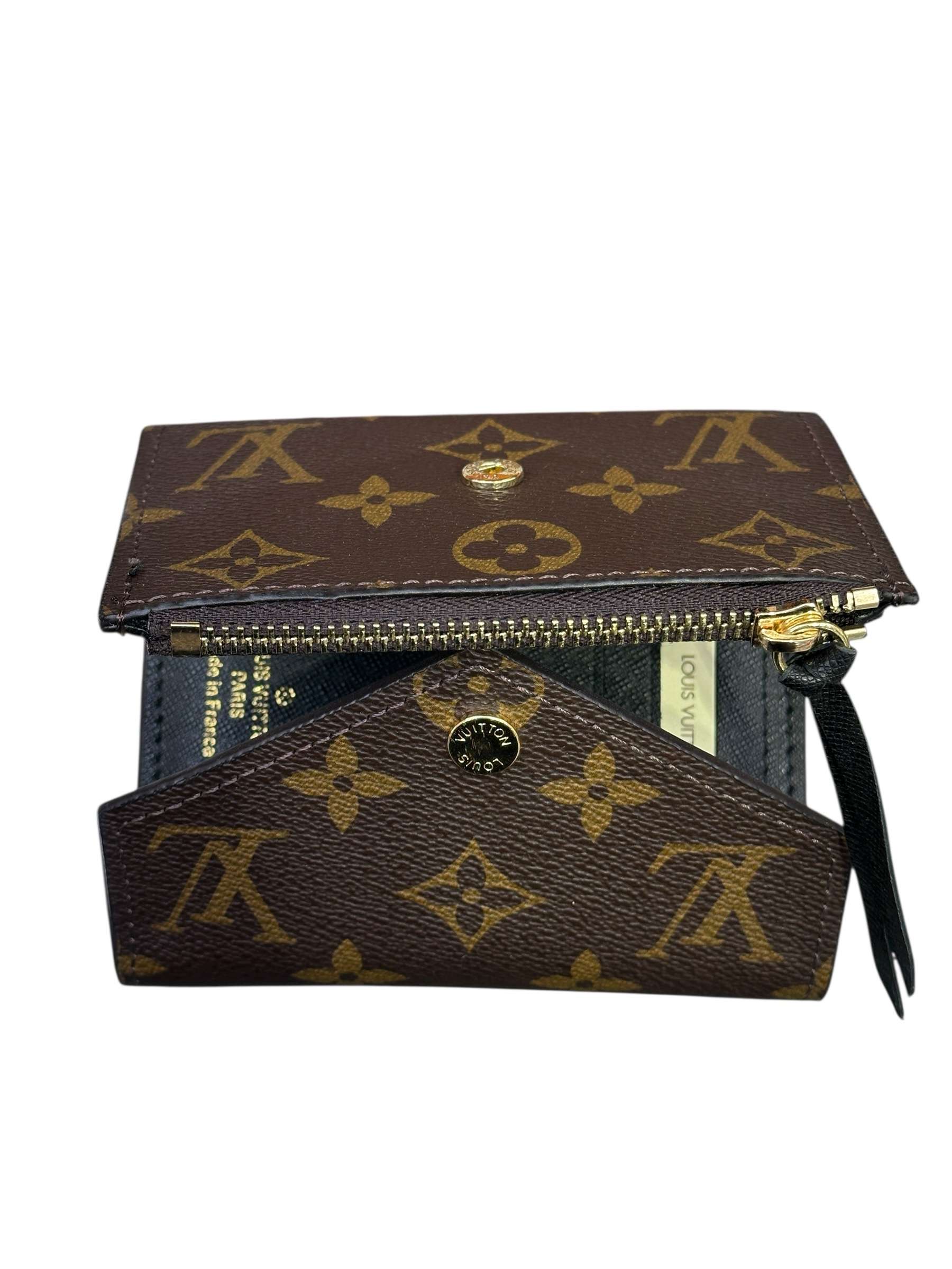 Victorine Wallet Black Monogram Canvas