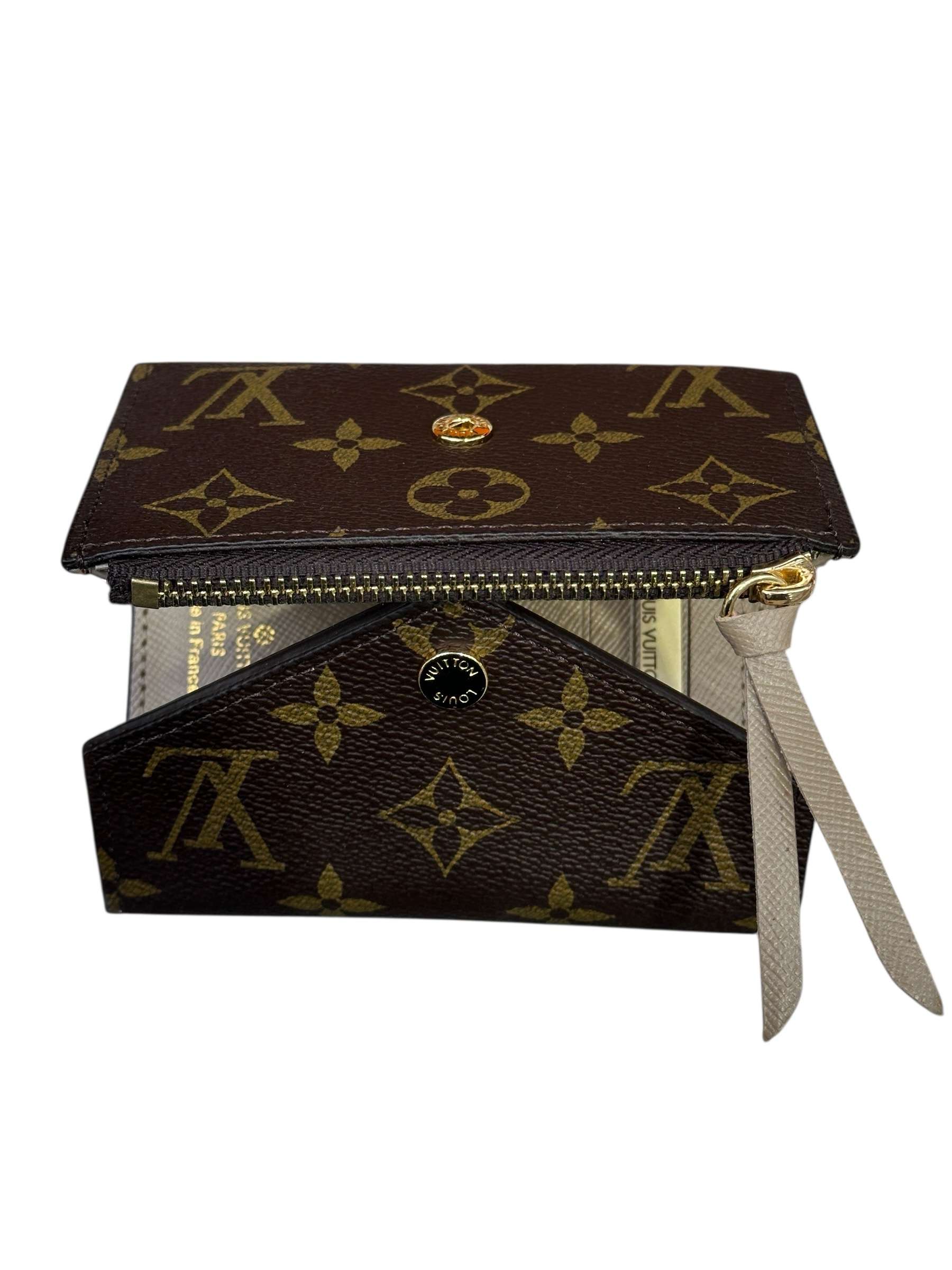 Victorine Wallet Gray Monogram Canvas