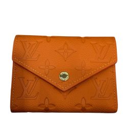 Victorine Wallet Orange  Monogram