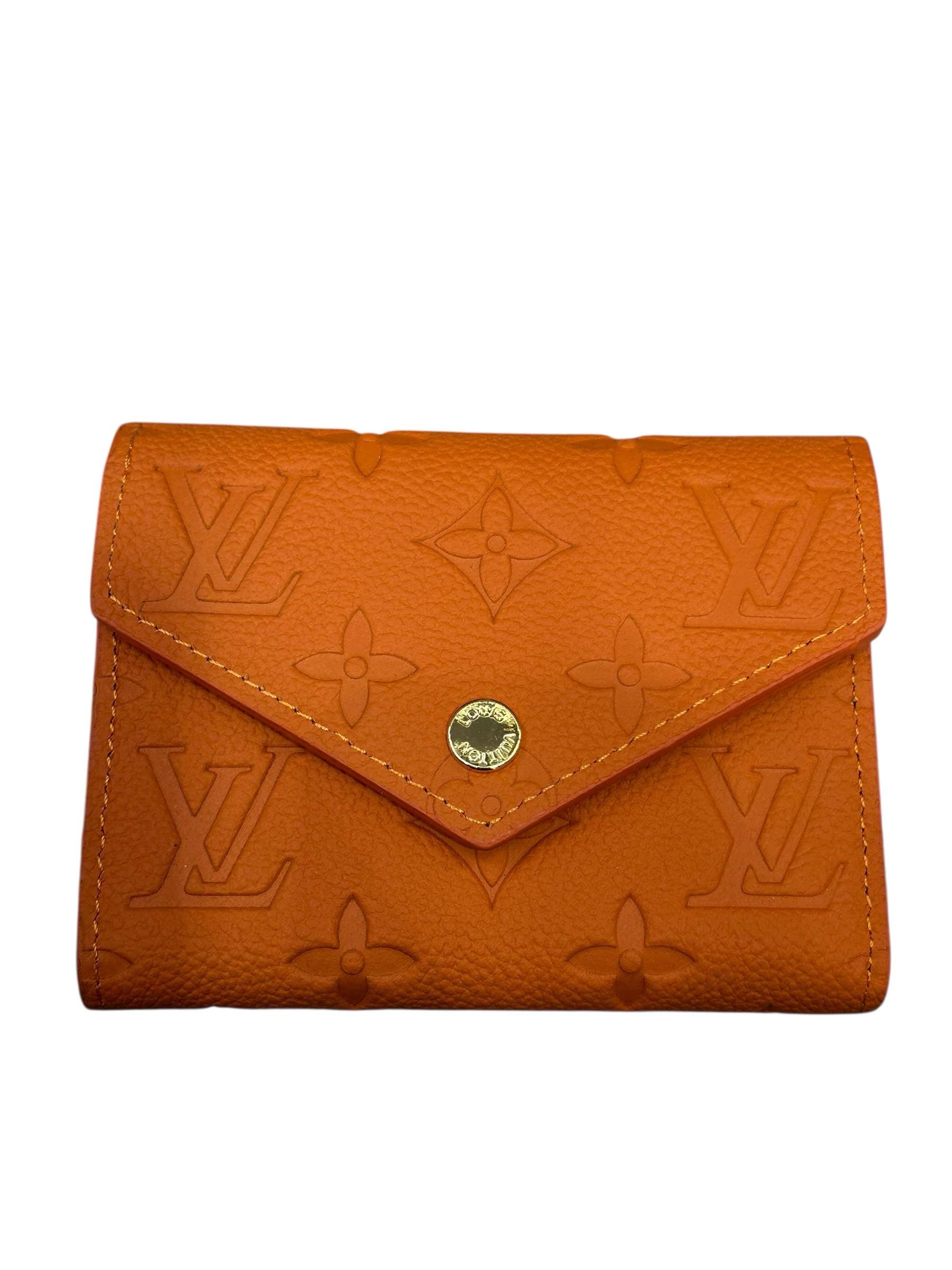 Victorine Wallet Orange Monogram