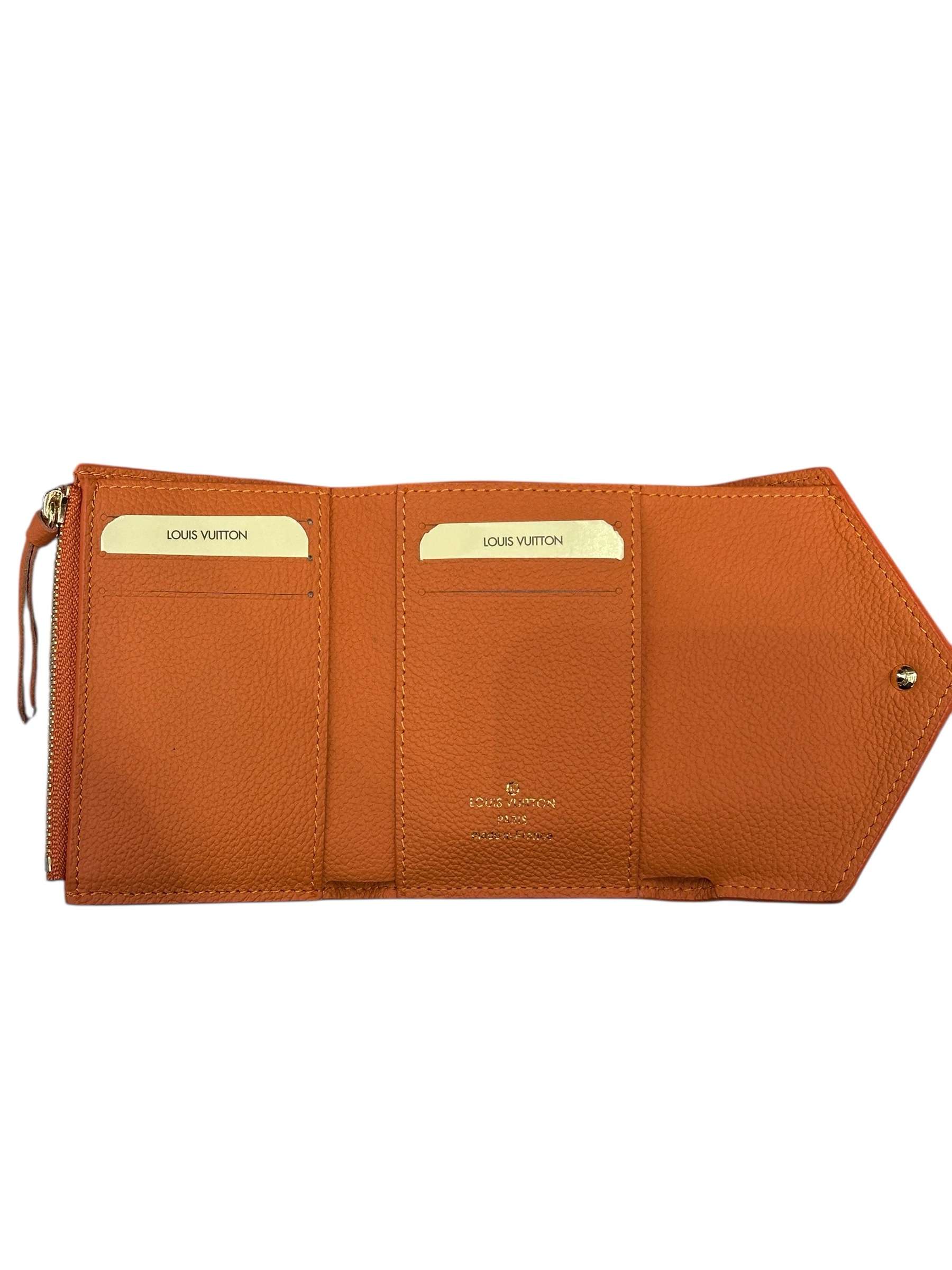 Victorine Wallet Orange Monogram - Image 3