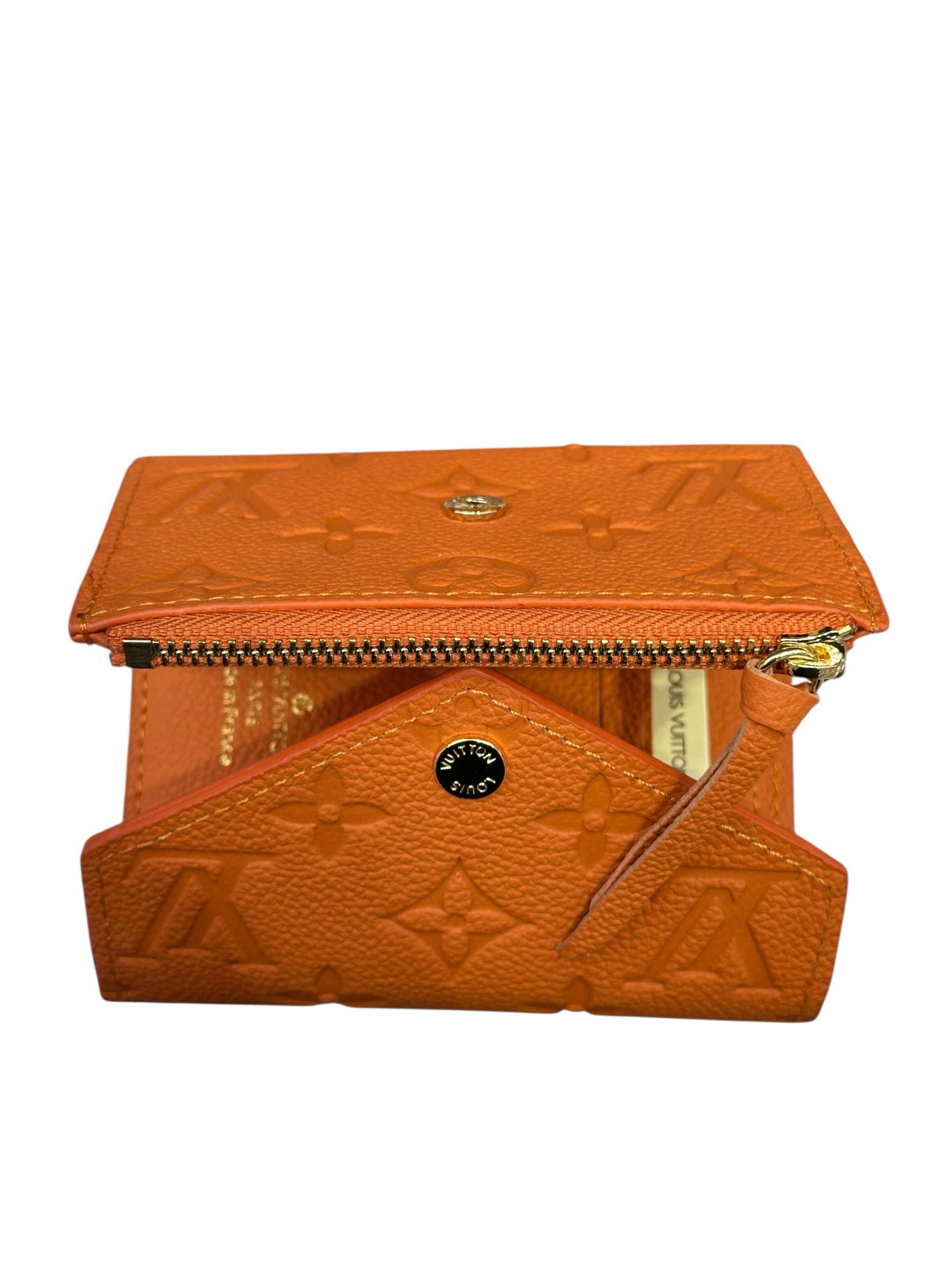 Victorine Wallet Orange Monogram - Image 2