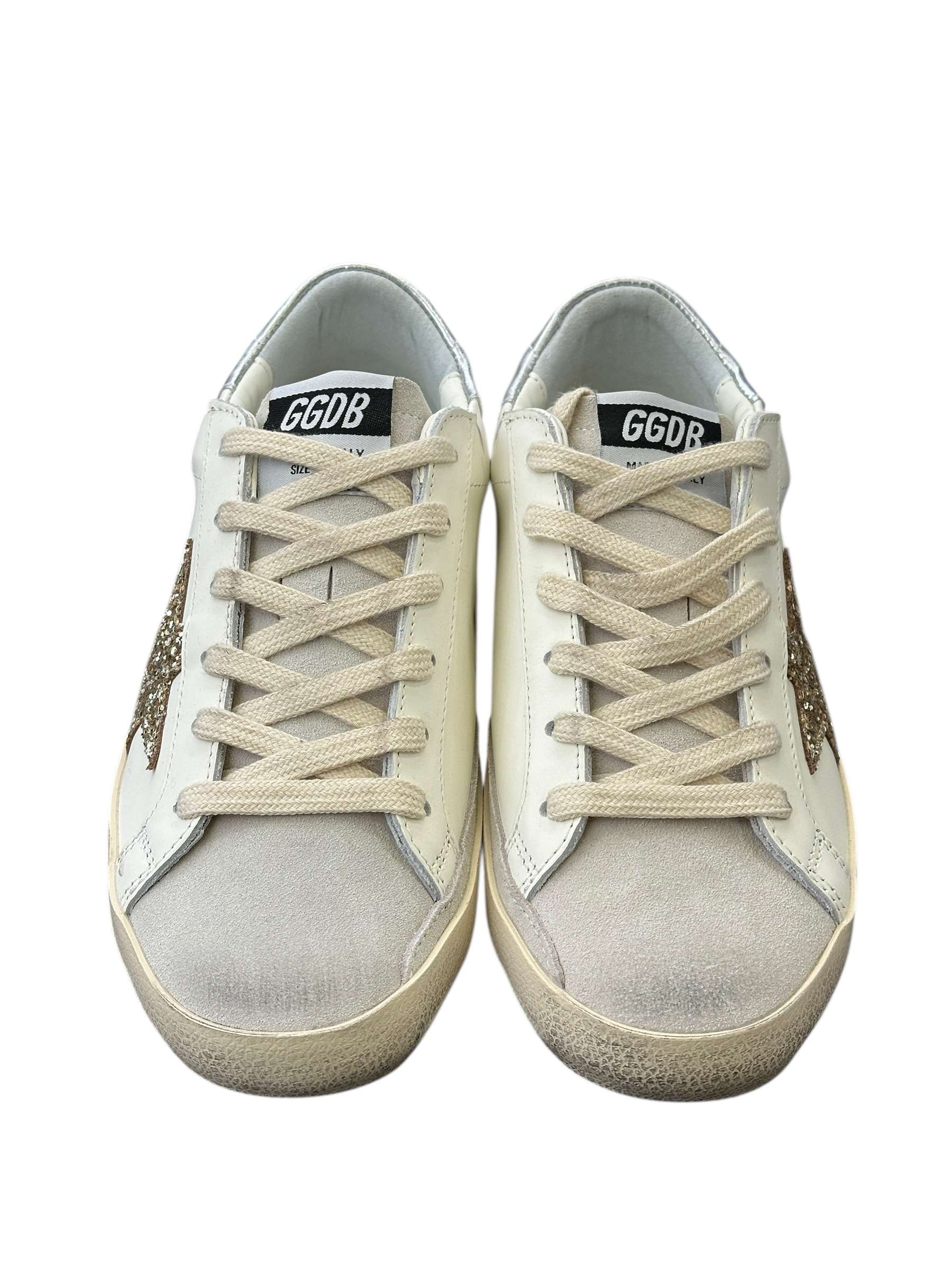 Women's Super-Star with suede star and silver heel tab - Image 2