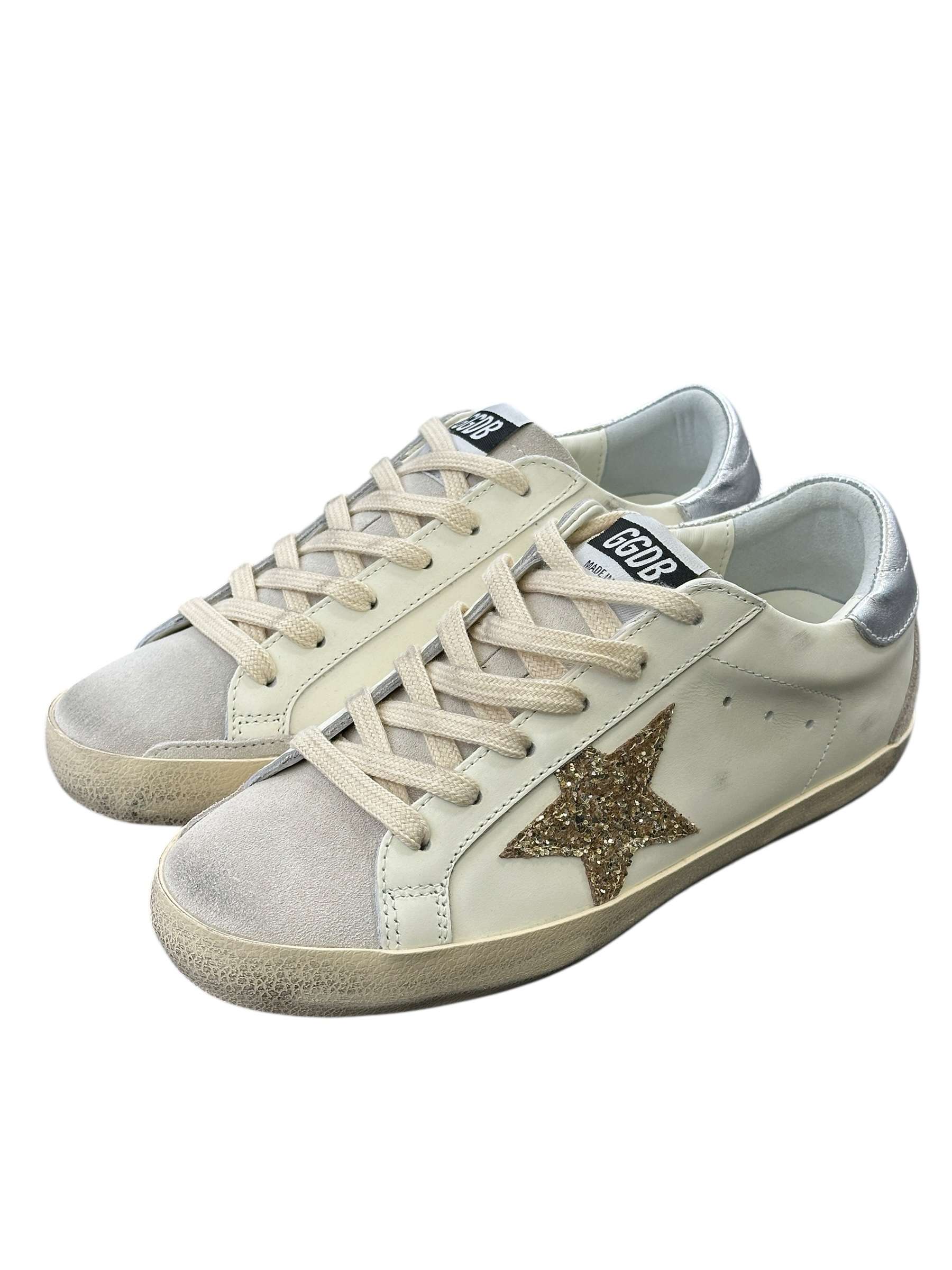 Women's Super-Star with suede star and silver heel tab - Image 3