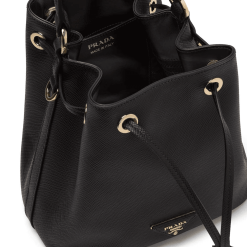 Alternative view of Saffiano Bucket Bag Black