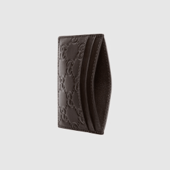 Alternative view of Signature Web Card Case Brown